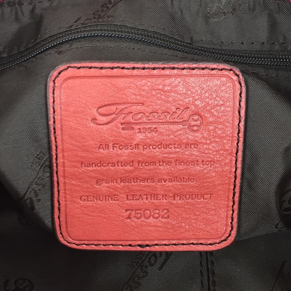 🗝 Fossil - Genuine Leather Handbag / Purse - Picture 4 of 8